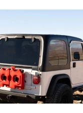 DV8 Offroad Hardtop Rear Window Replacement Kit w/ Hinges and Struts Jeep Wrangler TJ 1997-2006                                     - A-HT96WNDW - Image 5