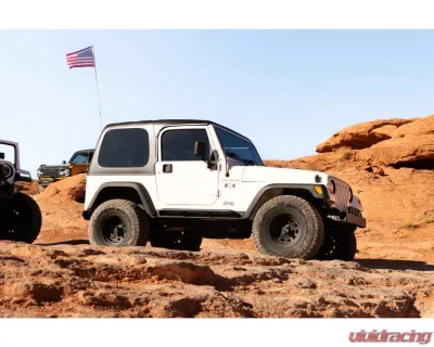 DV8 Offroad Hardtop Rear Window Replacement Kit w/ Hinges and Struts Jeep Wrangler TJ 1997-2006 - A-HT96WNDW