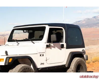 DV8 Offroad Hardtop Rear Window Replacement Kit w/ Hinges and Struts Jeep Wrangler TJ 1997-2006 - A-HT96WNDW