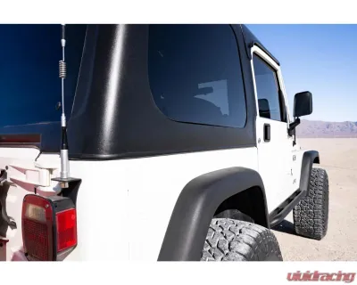 DV8 Offroad Hardtop Rear Window Replacement Kit w/ Hinges and Struts Jeep Wrangler TJ 1997-2006 - A-HT96WNDW
