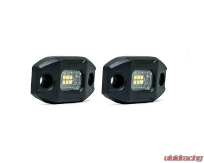 DV8 Off-Road Micro Elite Utility Lights Pair - 945 Lumens, IP68, Aluminum, 6500K - BE1EW9WRL