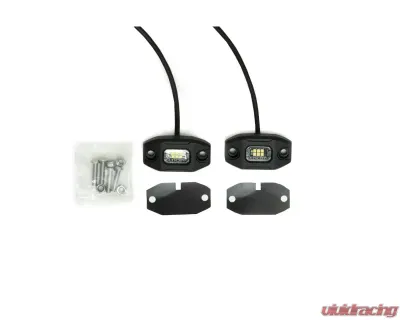 DV8 Off-Road Micro Elite Utility Lights Pair - 945 Lumens, IP68, Aluminum, 6500K - BE1EW9WRL