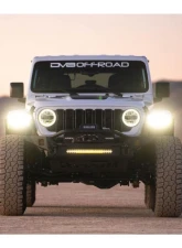 DV8 Offroad 20-Inch Halo Elite Dual Row Light Bar w/ Accent Light                                     - BE20EW200W-H - Image 11