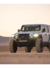DV8 Offroad 20-Inch Halo Elite Dual Row Light Bar w/ Accent Light                                     - BE20EW200W-H - Image 12