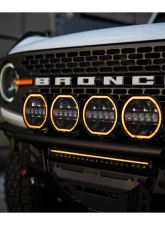 DV8 Offroad 20-Inch Halo Elite Dual Row Light Bar w/ Accent Light                                     - BE20EW200W-H - Image 4