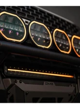 DV8 Offroad 20-Inch Halo Elite Dual Row Light Bar w/ Accent Light                                     - BE20EW200W-H - Image 6