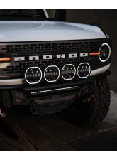 DV8 Offroad 20-Inch Halo Elite Dual Row Light Bar w/ Accent Light                                     - BE20EW200W-H - Image 9