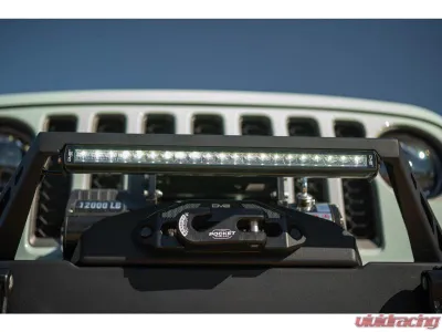 DV8 Offroad 20-Inch Halo Elite Single Row Light Bar w/ Accent Light - BE20SW105W-H