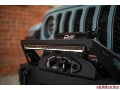 DV8 Offroad 20-Inch Halo Elite Single Row Light Bar w/ Accent Light - BE20SW105W-H