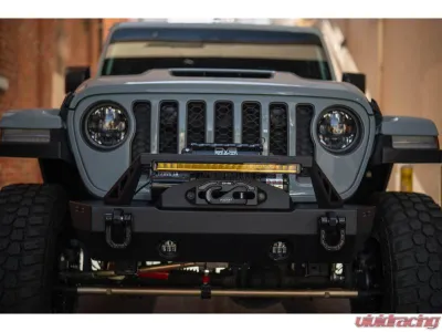 DV8 Offroad 20-Inch Halo Elite Single Row Light Bar w/ Accent Light - BE20SW105W-H