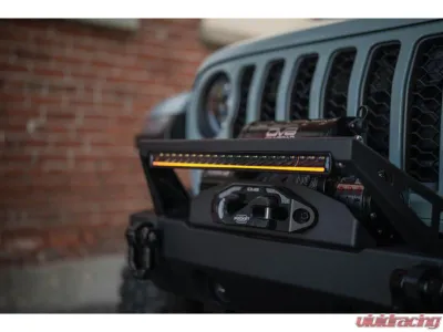 DV8 Offroad 20-Inch Halo Elite Single Row Light Bar w/ Accent Light - BE20SW105W-H