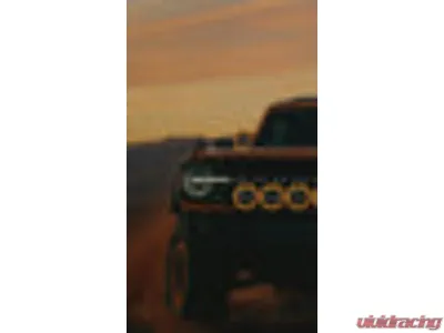 DV8 Offroad 7-Inch Halo Elite Round Light w/ Accent Halo - BE7RW108W-H