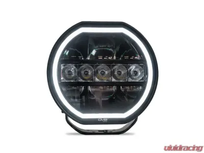 DV8 Offroad 7-Inch Halo Elite Round Light w/ Accent Halo - BE7RW108W-H