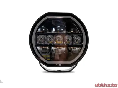 DV8 Offroad 7-Inch Halo Elite Round Light w/ Accent Halo - BE7RW108W-H