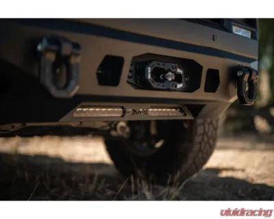 DV8 Off-Road Centric Winch Front Bumper for 2025 Toyota 4Runner, Steel, Black Powder Coat - FBTF3-03