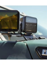 DV8 Off-Road Ditch Light Brackets for 2025 Toyota 4Runner, Steel, Bolt-On, Black Finish                                     - LBTF3-01 - Image 3