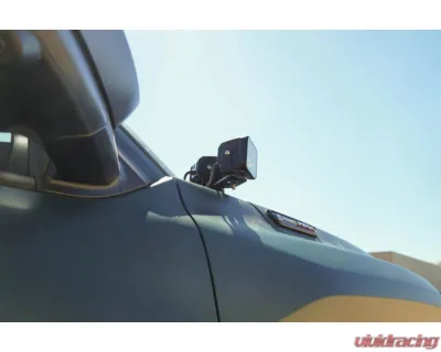 DV8 Off-Road Ditch Light Brackets for 2025 Toyota 4Runner, Steel, Bolt-On, Black Finish - LBTF3-01