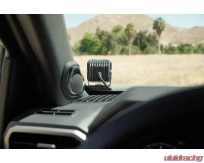 DV8 Off-Road Ditch Light Brackets for 2025 Toyota 4Runner, Steel, Bolt-On, Black Finish - LBTF3-01