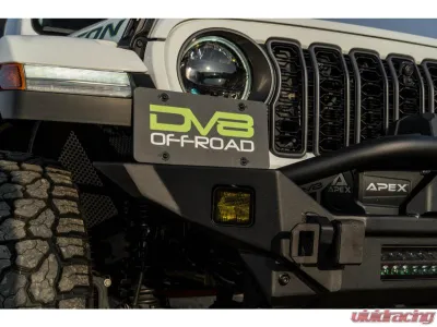 DV8 Offroad Universal Quick Release D-Ring License Plate Mount - LPUN-01