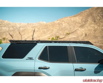 DV8 Off-Road Spec Series Roof Rack for 2025-2026 Toyota 4Runner, Aluminum, Low Profile, Black Finish - RRTF3-02