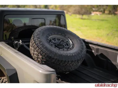 DV8 Offroad Adjustable In-Bed Tire Carrier - TCGL-03