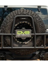 DV8 Off-Road Body Mounted Tire Carrier for Jeep Wrangler JL 2018-2025, Fits Tires Up to 40x13.50                                     - TCJL-14 - Image 2