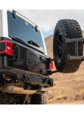 DV8 Off-Road Body Mounted Tire Carrier for Jeep Wrangler JL 2018-2025, Fits Tires Up to 40x13.50                                     - TCJL-14 - Image 4