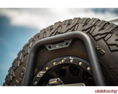 DV8 Off-Road Body Mounted Tire Carrier for Jeep Wrangler JL 2018-2025, Fits Tires Up to 40x13.50 - TCJL-14