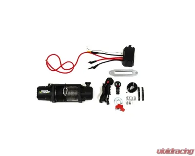 DV8 Off-Road Xtract 12,000 lb Winch with Synthetic Rope, Relocatable Solenoid Box, 80 ft Line - WB12K-SR