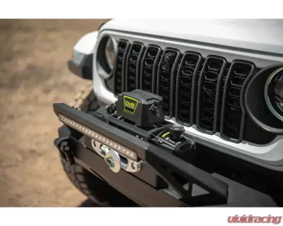 DV8 Off-Road Xtract 12,000 lb Winch with Synthetic Rope, Relocatable Solenoid Box, 80 ft Line - WB12K-SR