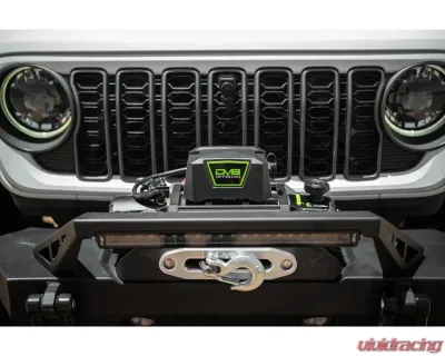 DV8 Off-Road Xtract 12,000 lb Winch with Synthetic Rope, Relocatable Solenoid Box, 80 ft Line - WB12K-SR