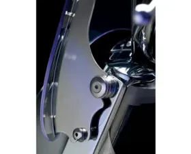 National Cycle Switchblade Chrome Covered Forks Quick Release Mount Kit Kawasaki 2003-2008