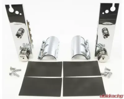 National Cycle Switchblade Chrome Straight Forks Quick Release Mount Kit KIT-Q344-001 - KIT-Q344-001