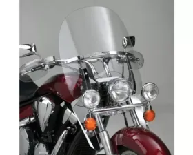 National Cycle Switchblade Clear 2-Up Quick Release Windshield 19.75