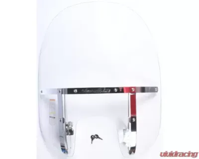 National Cycle Switchblade Clear 2-Up Quick Release Windshield 18.50" N21117A - N21117A