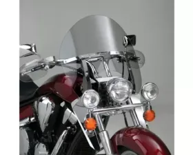 National Cycle Switchblade Clear Chopped Quick Release Windshield 15.20