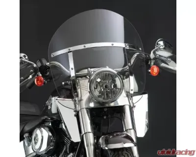National Cycle Switchblade Clear Chopped Quick Release Windshield 14.90" Harley-Davidson 1986-2017 - N21427A