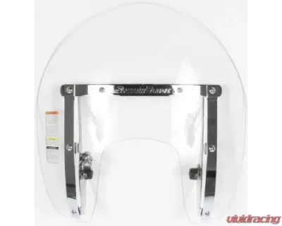 National Cycle Switchblade Clear Shorty Quick Release Windshield 11.50" N21717A - N21717A