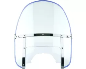 National Cycle Heritage Clear Adjustable Window Beaded Heavy Duty Windshield Harley-Davidson 1980-2017