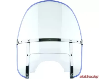 National Cycle Heritage Clear Adjustable Window Beaded Heavy Duty Windshield Harley-Davidson 1980-2017 - N2230