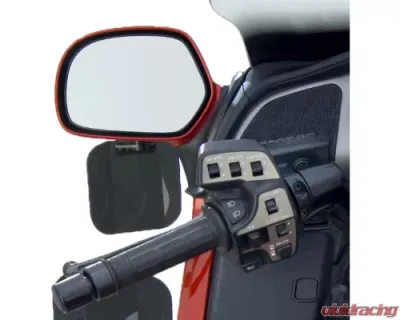 National Cycle Dark Tint Wing Deflectors Mirror Mount Honda GL1800 2001-2016 - N5108