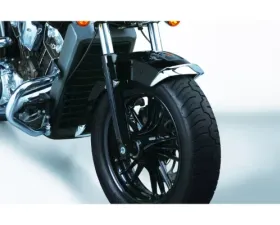 National Cycle 2-Piece Chrome Cast Front Fender Tips Indian Scout