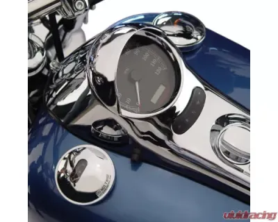 National Cycle Chrome Speedometer Cowl Harley-Davidson 1984-2014 - N7840
