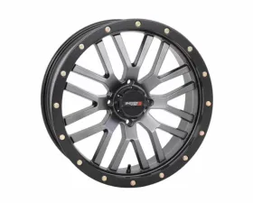 System 3 Off-Road ST-3 Simulated Beadlock Wheels 22x6.5 4x137 4+2.5 10mm Gunmetal Grey