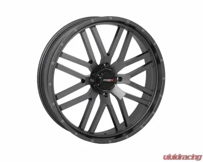 System 3 Off-Road ST-3 Simulated Beadlock Wheels 24x6.5 4x156 4+2.5 10mm Gunmetal Grey - 24S3-1556