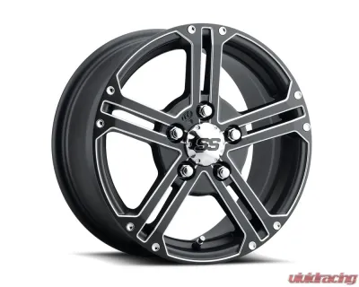 ITP SS Alloy SS212 Black/Mac Wheel 15x7 5x114.3mm 6+1 - 15SS545BX