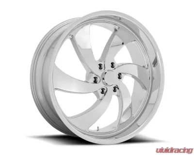 US Mag 1PC U132 Desperado Wheel 20x8 5x127 | 5x5 1mm Chrome - U132208073+01R