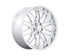 US Mag 1PC U140 Santa Cruz Wheel 20x10 5x127 | 5x5 6mm Chrome