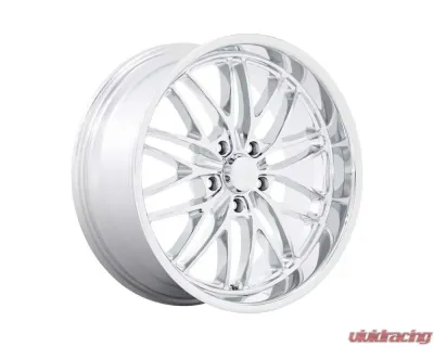 US Mag 1PC U140 Santa Cruz Wheel 20x10 5x127 | 5x5 6mm Chrome - U14020007357