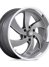 U.S. Mags U133 Desperado Wheel 22x10 6x139.7 25mm Anthracite Milled Diamond Cut Milled                                     - U133220077+25L - Image 3